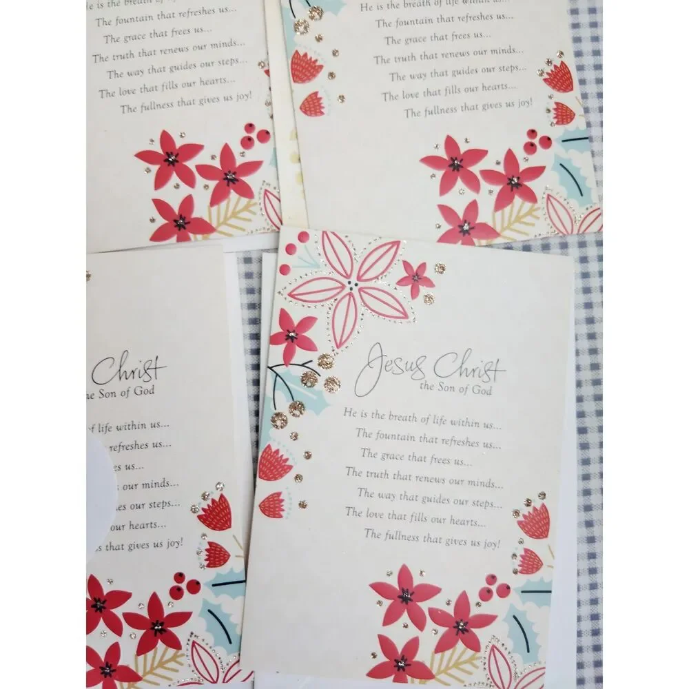 Lot of 8 Dayspring Christmas Cards